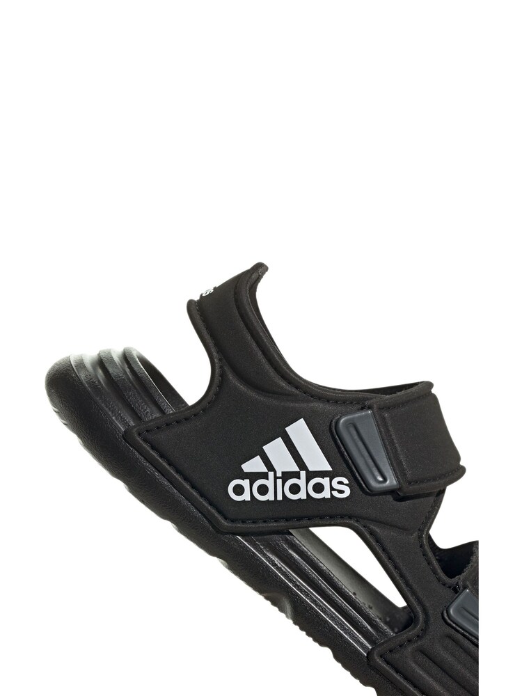 adidas Black Altaswim Junior Sandals - Image 10 of 10