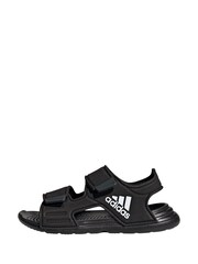 adidas Black Altaswim Junior Sandals - Image 4 of 10