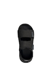 adidas Black Altaswim Junior Sandals - Image 7 of 10