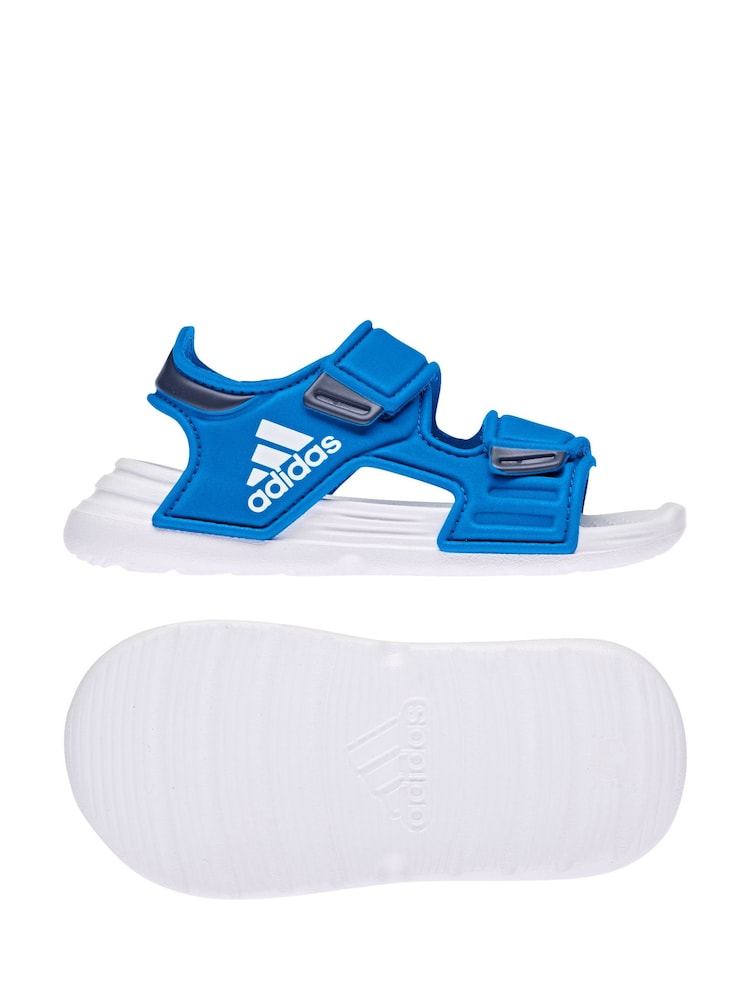 adidas Blue Altaswim Infant Sandals - Image 2 of 9