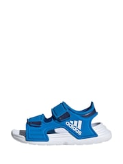 adidas Blue Altaswim Infant Sandals - Image 3 of 9