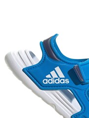 adidas Blue Altaswim Infant Sandals - Image 8 of 9
