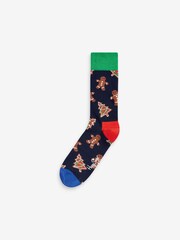 Happy Socks Blue Gingerbread Cookies Gift Set 1 Pack - Image 1 of 2