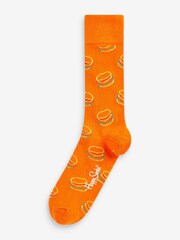 Happy Socks Dárková sada ponožek Černý Game Day 5 Pack - Image 1 of 14