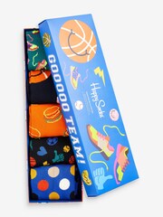 Happy Socks Dárková sada ponožek Černý Game Day 5 Pack - Image 13 of 14