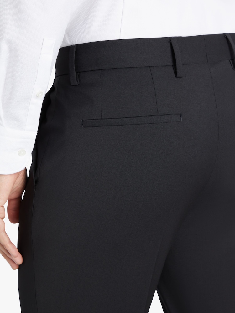 BOSS Black Slim Fit Suit Trousers - Image 2 of 5 BOSS Black Slim Fit Suit Trousers - Image 2 of 5