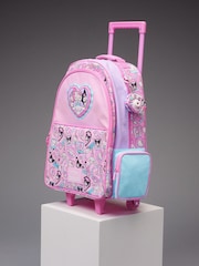 Smiggle Pink Hello Kitty And Friends Trolley Backpack With Light Up Wheels - Image 1 of 5