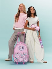Smiggle Pink Hello Kitty And Friends Trolley Backpack With Light Up Wheels - Image 2 of 5