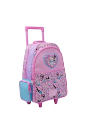 Smiggle Pink Hello Kitty And Friends Trolley Backpack With Light Up Wheels - Image 3 of 5