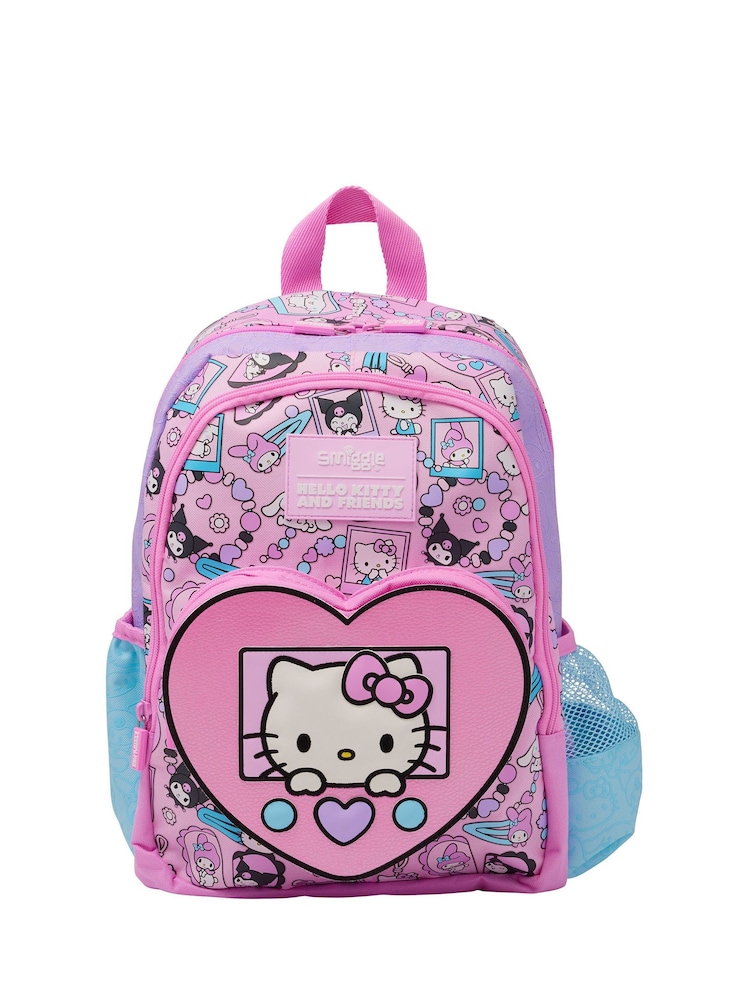 Smiggle Pink Hello Kitty And Friends Junior Character Backpack - Image 1 of 2 Smiggle Pink Hello Kitty And Friends Junior Character Backpack - Image 1 of 2
