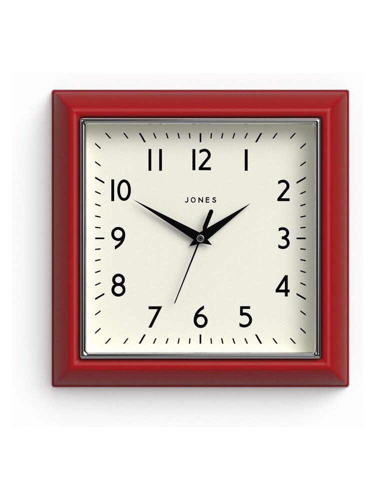 Jones Clocks Red Mustard Wall Clock - Image 2 of 3