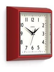 Jones Clocks Red Mustard Wall Clock - Image 3 of 3