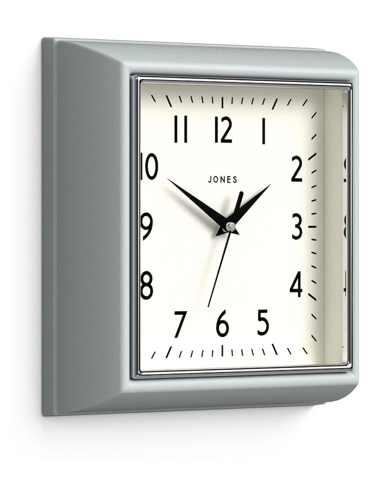 Jones Clocks Blue Mustard Wall Clock - Image 3 of 3