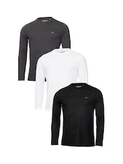 Calvin Klein Golf Assorted Long Sleeve T-Shirts 3 Pack - Image 1 of 10