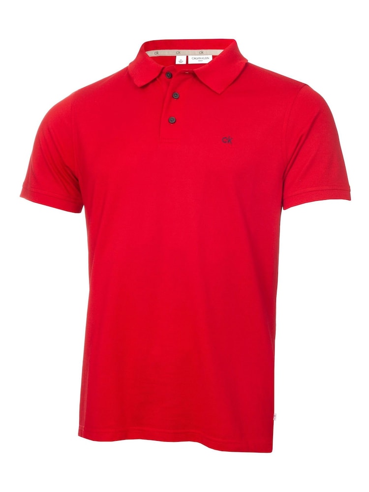 Rood - Calvin Klein Golf Planet poloshirt - Image 5 of 8