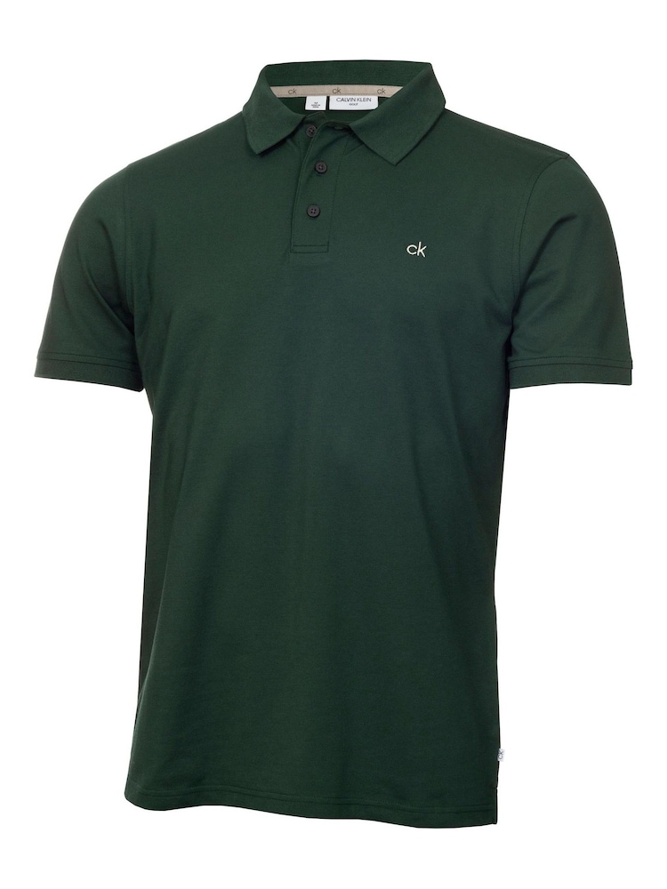 Zielony - Calvin Klein Golf Planet Polo Shirt - Image 5 of 7