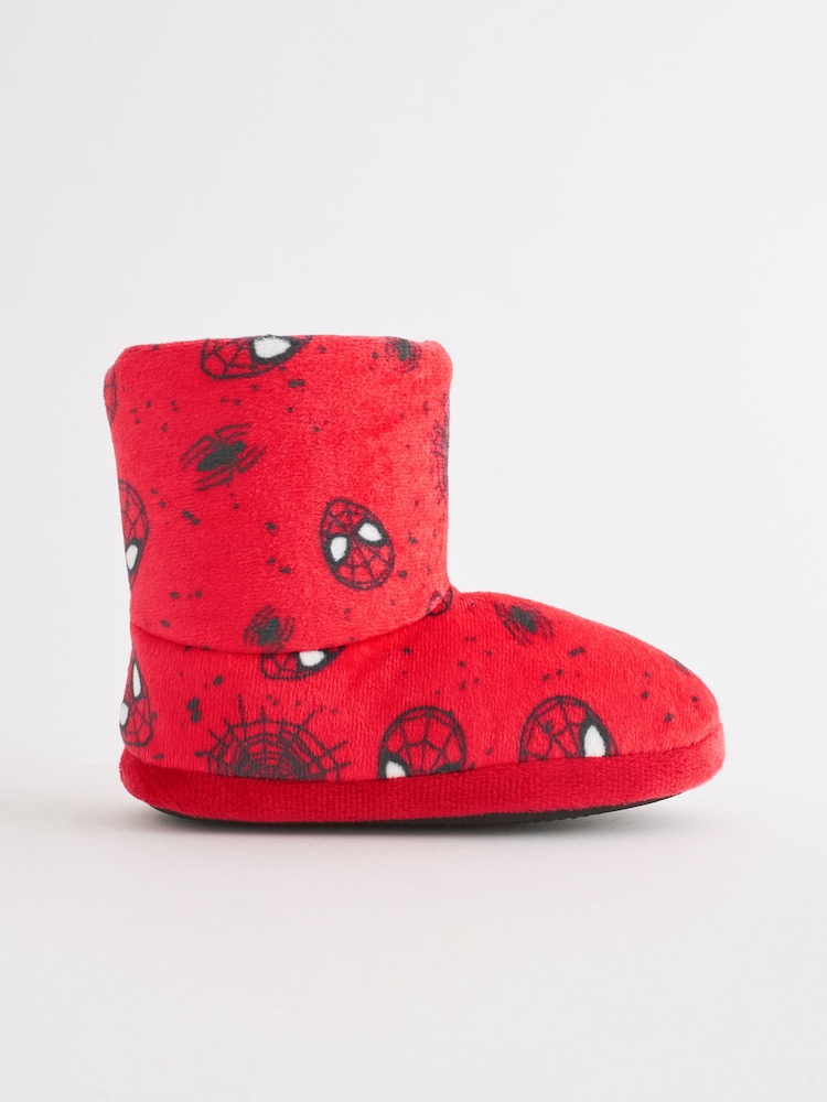 Spider-Man Red Warm Lined Slipper Boots - Image 2 of 5
