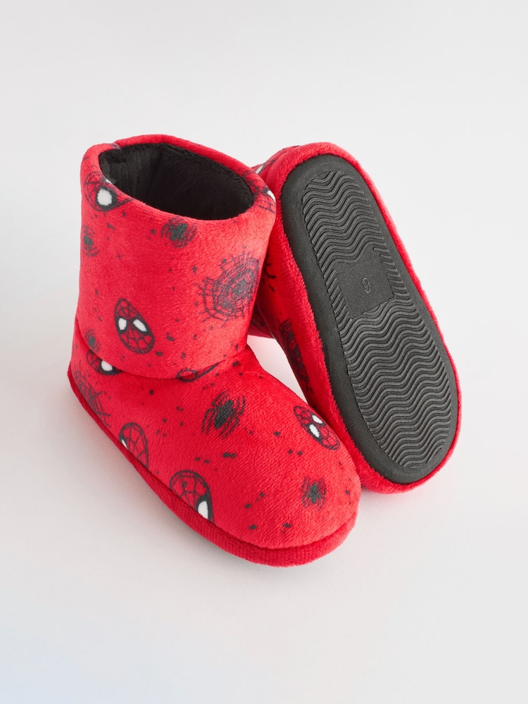 Spider-Man Red Warm Lined Slipper Boots - Image 3 of 5