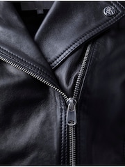 Zwart - Lakeland Leather Toni Biker Jacket - Image 10 of 10