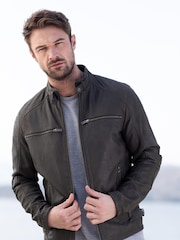 Lakeland Leather Brown Hamish Leather Jacket - Image 1 of 4