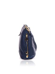 Lakeland Leather Navy Blue Cartmel Leather Cross-Body Bag - Image 4 of 5