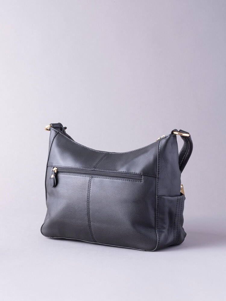 Lakeland Leather Black Cartmel Leather Shoulder Bag - Image 2 of 5