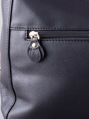 Lakeland Leather Black Cartmel Leather Shoulder Bag - Image 3 of 5