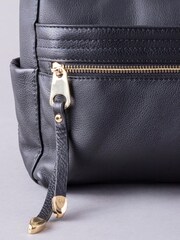 Lakeland Leather Black Cartmel Leather Shoulder Bag - Image 4 of 5