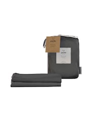 Panda London 2 Pack Grey Bamboo Viscose Pillowcases - Image 3 of 6