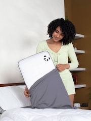 Panda London 2 Pack Grey Bamboo Viscose Pillowcases - Image 4 of 6
