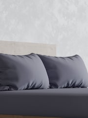 Panda London 2 Pack Grey Bamboo Viscose Pillowcases - Image 5 of 6