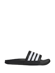 adidas Black/chrome Adilette Comfort Slides - Image 1 of 8