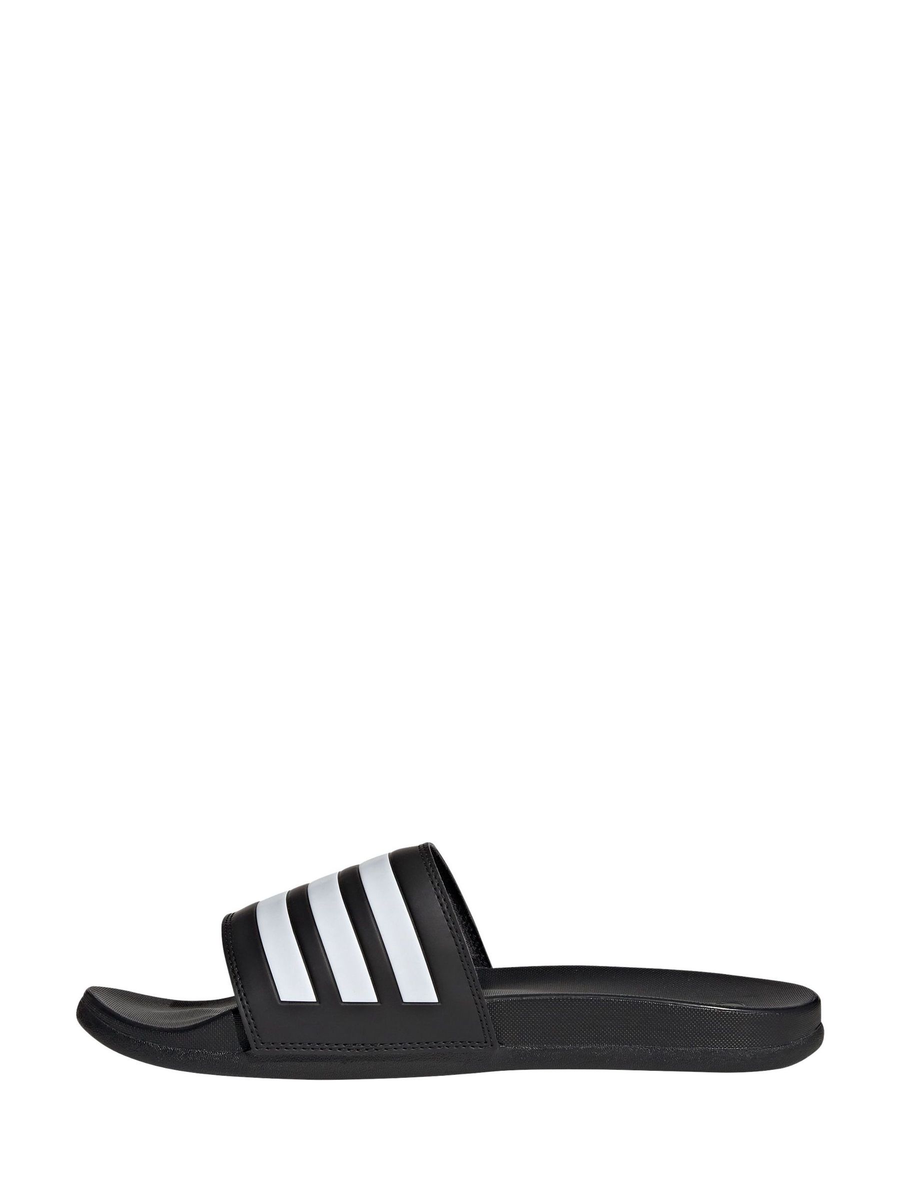 Buy adidas Black/chrome Adilette Comfort Slides from Next USA