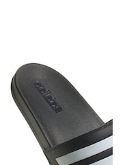 adidas Black/chrome Adilette Comfort Slides - Image 8 of 8