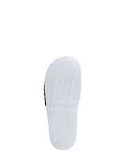 أبيض - شبشب رياضي Adilette Shower من adidas - صورة 5 من 8
