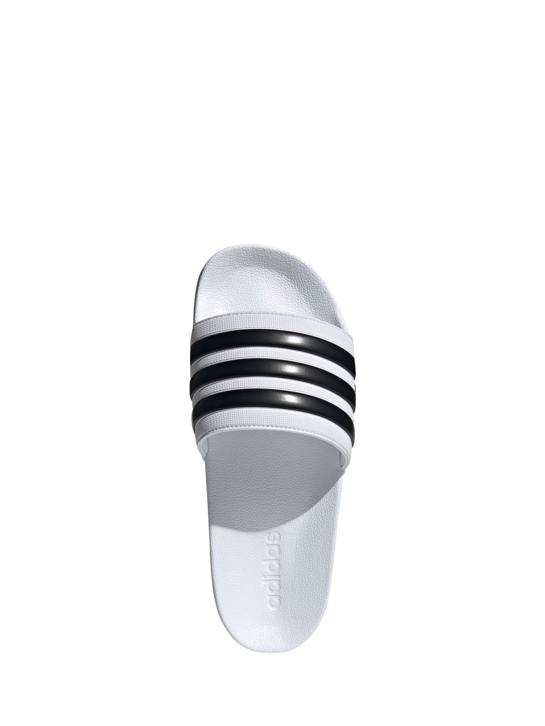 White sliders adidas sales