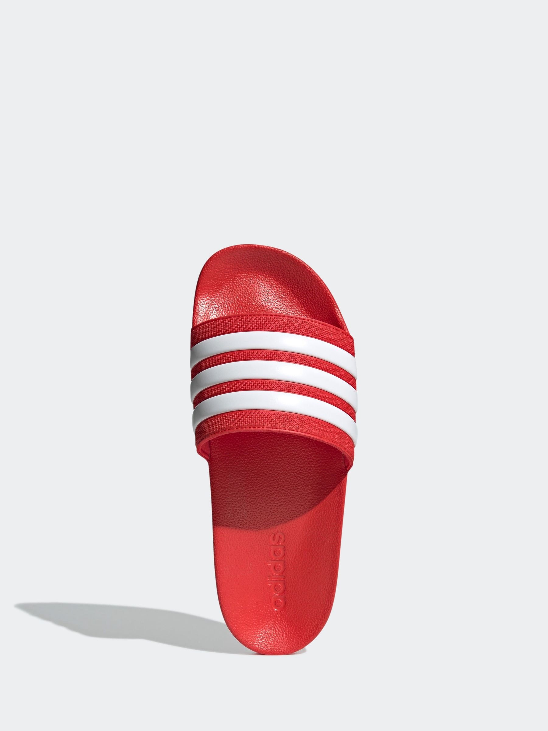 red adidas sliders