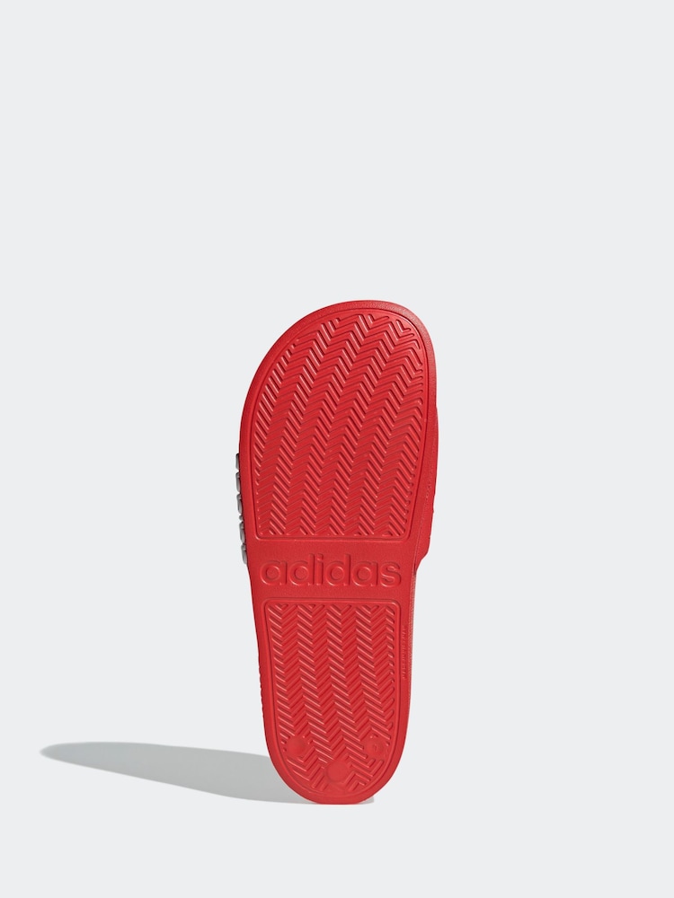 Rouge - Claquettes de douche adidas Sportswear Adilette - Image 7 of 9