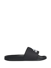adidas Black Sportswear Adilette Shower Slides - Image 1 of 10