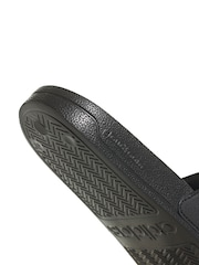 adidas Black Sportswear Adilette Shower Slides - Image 10 of 10