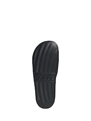 adidas Black Sportswear Adilette Shower Slides - Image 7 of 10