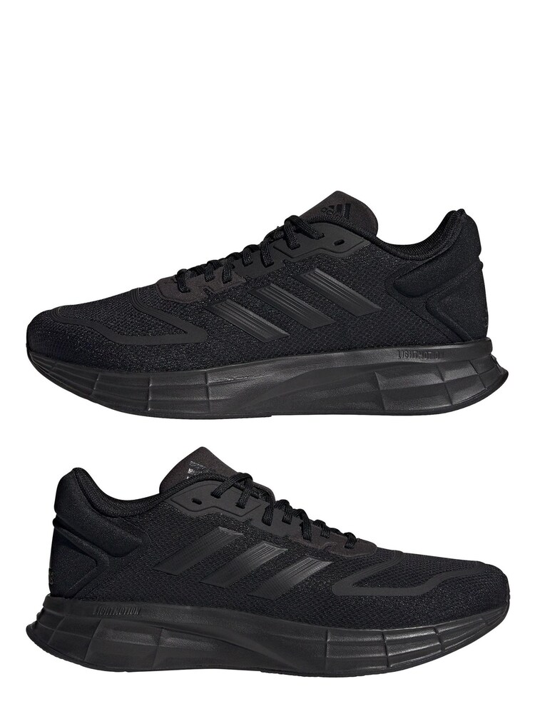 adidas Black DURAMO 10 Trainers - Image 3 of 8