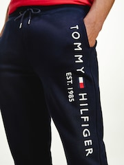 Tommy Hilfiger Blue Basic Branded Sweat Joggers - Image 4 of 5