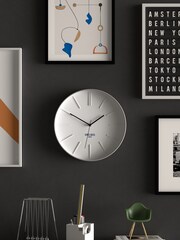 Space Hotel White Sci Fi Sid Wall Clock - Image 1 of 4