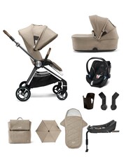 Mamas & Papas Natural Strada Pushchair 9 Piece Bundle in Cashmere - Image 1 of 4