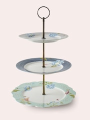 Laura Ashley Green Heritage Collectables 3 Tier Cake Stand - Image 3 of 3