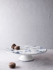 Laura Ashley Blue Heritage Cake Stand Cake Stand - Image 1 of 3