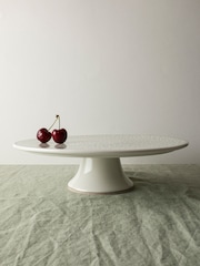 Laura Ashley White Wild Cleamatis Cake Stand - Image 1 of 3