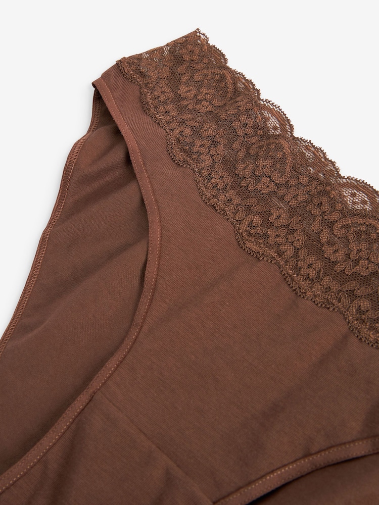 Praline High Leg Lace Knickers 4 Pack - Image 8 of 8 Praline High Leg Lace Knickers 4 Pack - Image 8 of 8