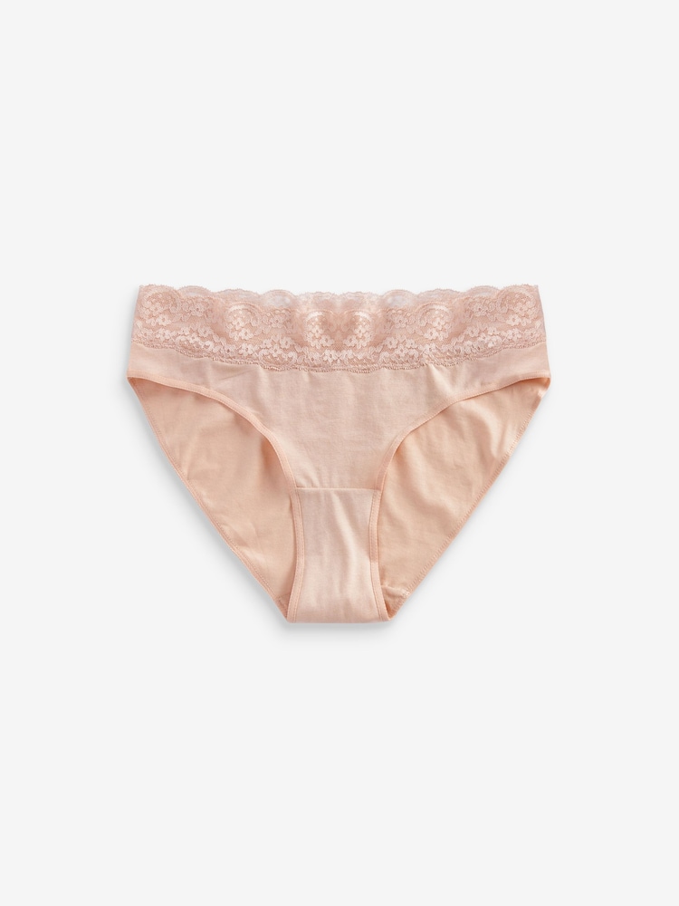 Blush Pink - Lace Knickers 4 Pack - Image 2 of 5 Blush Pink - Lace Knickers 4 Pack - Image 2 of 5